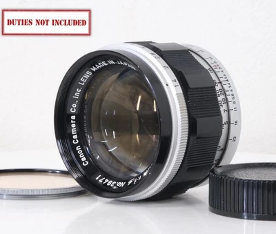 [Top MINT-] Canon 50mm F1.4 Leica Screw Mount LTM L39 Range Finder From JAPAN - Image 1 of 4