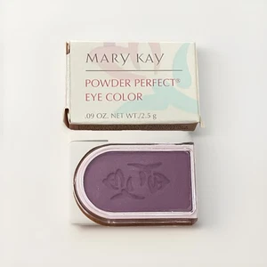 Polvo Mary Kay color de ojos perfecto violeta vibrante 0226,09 OZ NOS retirado - Imagen 1 de 7