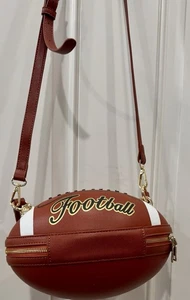 Kultige American Football Neuheit Top Handle wandelbare Umhängetasche - Bild 1 von 6