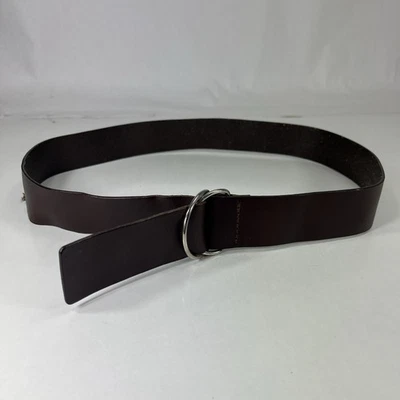 Abercrombie & Fitch Worn Brown Leather Dress Belt - Size 36 - Image 1 of 4