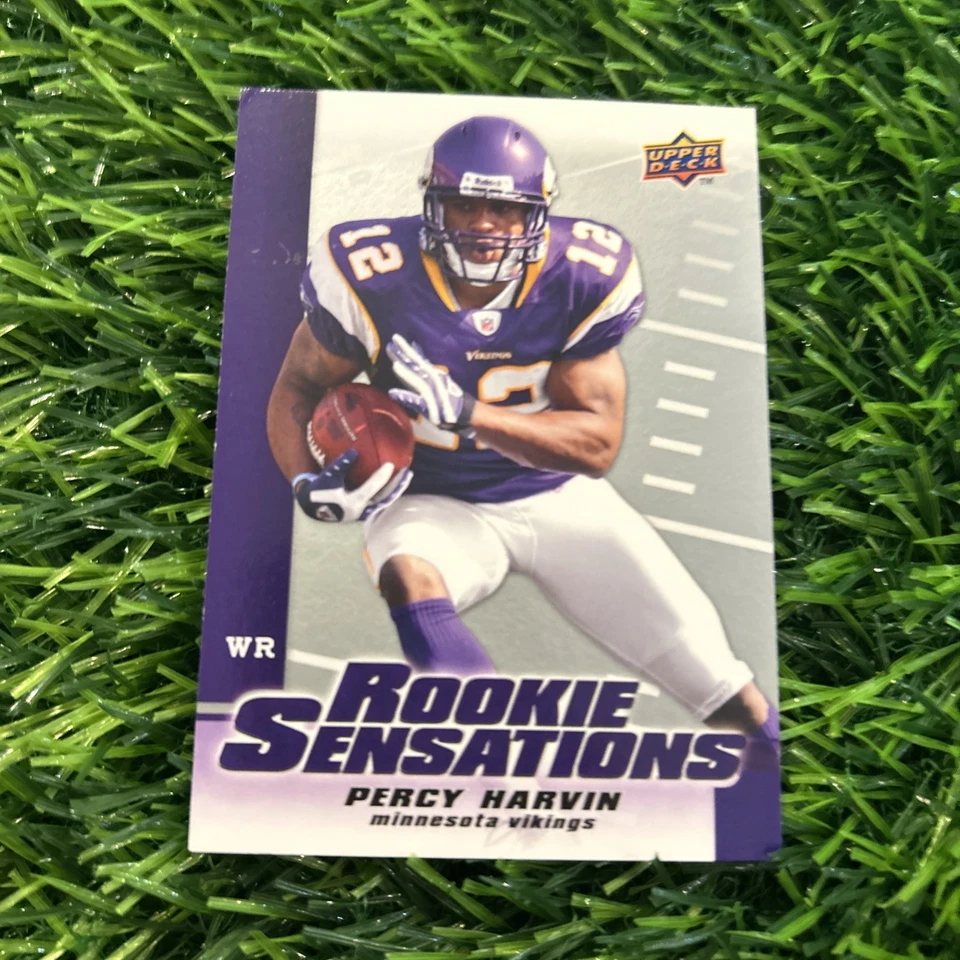 2009 Upper Deck Football Rookie Sensations # RS-PH Percy Harvin F38 - Image 1 of 2