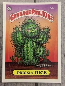 Tarjeta Garbage Pail Kids Vintage GPK 2ª Serie Prickly Rick 60a - Imagen 1 de 2
