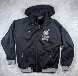 LRG Lifted Research Group Hoodie Jacke Herren XL schwarz Full Zip gesticktes Logo - Bild 1 von 11