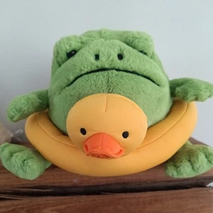 Jellycat Ricky Regenfrosch mit Gummiring Ente - neu mit Etikett nicht mehr produziert  - Bild 1 von 15