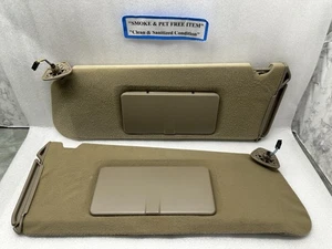 1995-1999 GMC Chevy Suburban Yukon Tahoe Driver & Passenger  Sun visor set Brown - Picture 1 of 18