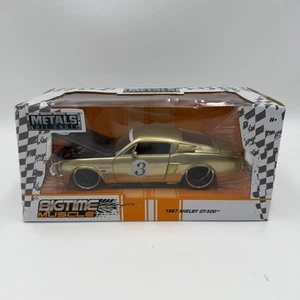 Jada Toys 2024 Bigtime Muscle Gold/Black 1967 Shelby GT-500 escala 1:24 - Imagen 1 de 4