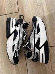 Nike Air Max Furyosa NRG scarpe da ginnastica bianco argento nero UK 9,5 - Foto 1 di 8
