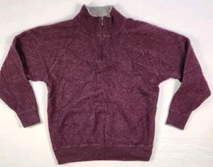 Patagonia Sweater Men’s 100% Cashmere 1/4 Zip Pullover Size XS - Picture 1 of 6