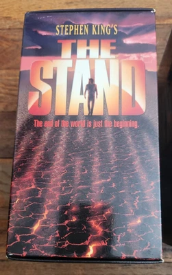 VTG Stephen Kings The Stand Part 1 & 2 VHS Video 4 Tape Box Set Horror Cult htf - Image 1 of 4