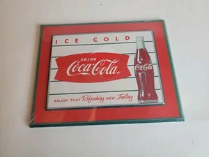 Sign Wood Things Go Better With Coke Coca Cola Collectible 8 × 7 BOX H - Picture 1 of 3
