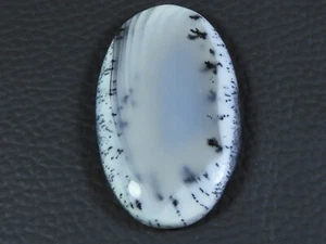 52Cts. Natural Dendrite Opal Oval Cabochon Loose Gemstone 25X40X06 MM - Picture 1 of 7