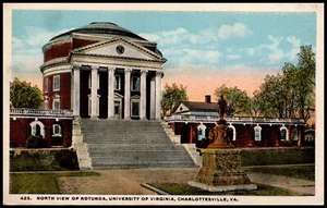 c1910 Postkarte University of Virginia, Rotunde Charlottesville Va. - Bild 1 von 2