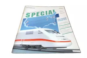 AUGUST 1993 AMTRAK ICE TRAIN SIEMANS AEG SOUVENIR BOOKLET - Picture 1 of 1