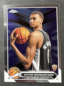 2024 Topps Chrome Victor Wembanyama RC Rookie Card #1 San Antonio Spurs - Bild 1 von 2
