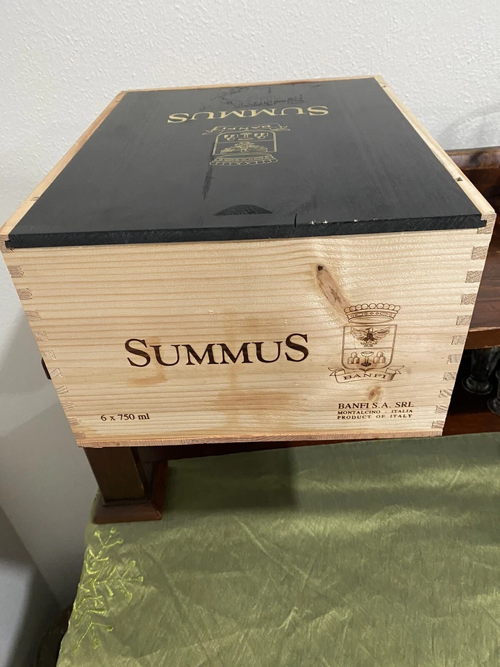 Caja de vino Summus Banfi caja de madera Foto 1 de 4
