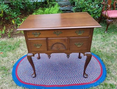 Queen Anne Reproduction Lowboy. Server. Henry Ford Museum Cover