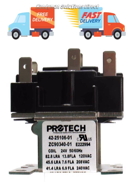 ICP Heil Tempstar Comfort Maker Furnace Relay 24 Volt Coil 700577 96467 G12788