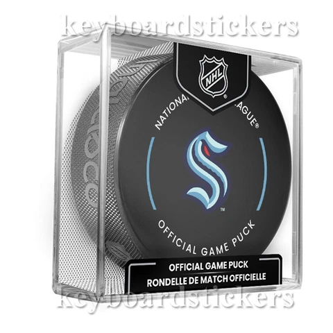 2022-2023 Seattle Kraken NHL Official Licensed Hockey Game Puck w/Cube  IN STOCK Cover