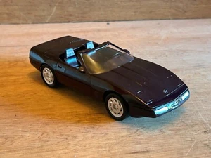 1992 Corvette Dealer Promo Car 1:25 Convertible Toy Model w/Box Metallic Black - Picture 1 of 24
