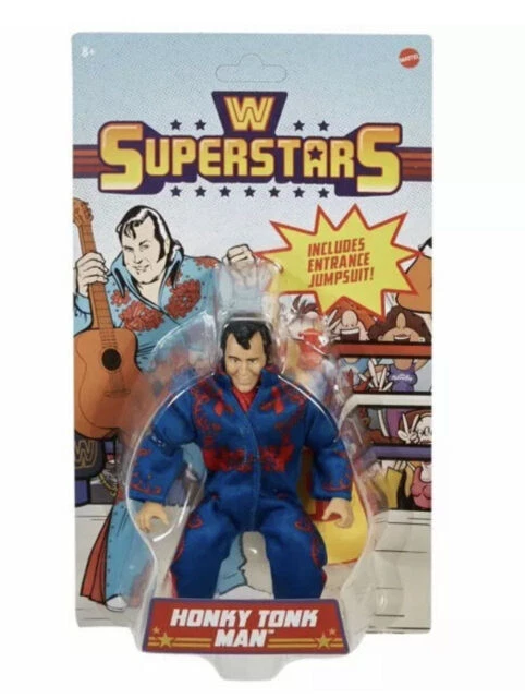 Mattel WWE Superstars Honky Tonk Man Action Figure (HDM74)