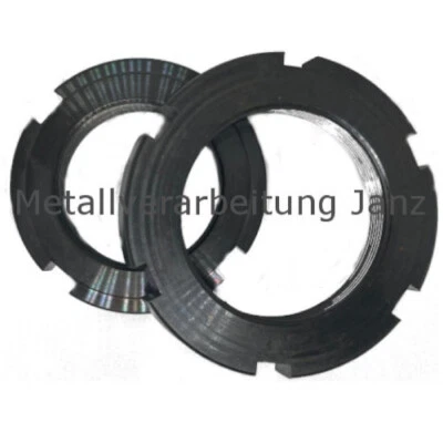 Nutmuttern nach DIN 1804 Form W M35x1,5 mm Stahl - Bild 1 von 2