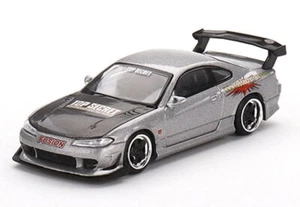 NISSAN Silvia (S15) - Top Secret  - silver - Mini GT 1:64 - Picture 1 of 6