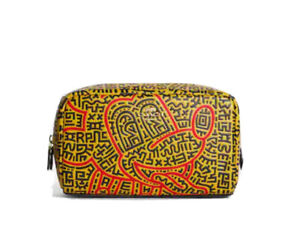 Coach Disney Mickey Mouse Keith Haring Small Boxy Cosmetics Case C7436