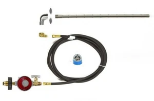EasyFirePits Complete LP Basic Fire Pit Kit & Lifetime Warr 316 Straight Burner - Picture 1 of 5