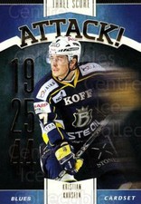 2012-13 Finnish Cardset Three Score Attack #1 Kristian Kuusela
