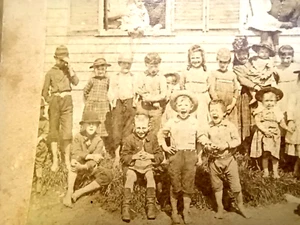 Stereoview PHOTO Card 1800's OPERA TRAINING Children SCHOOL CLASS 1889 - Picture 1 of 6