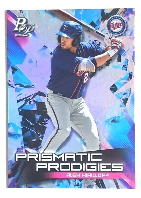 2019 Bowman Platinum Alex Kirilloff Prismatic Prodigies Rookie #ppp-34 Twins  - Image 1 of 2