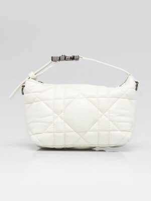 Christian Dior с белый стеганая Cannage кожи DiorTravel маленький кочевник мешок... - Изображение 1 из 4