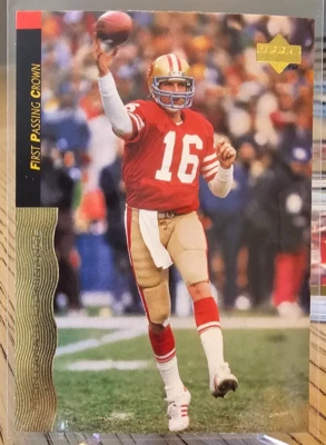 1995 Upper Deck Joe Montana Career Set #16 San Francisco 49ers - Image 1 of 2