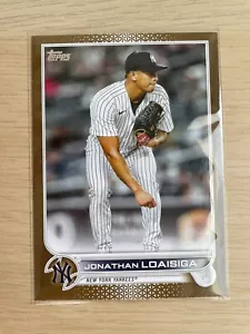 Jonathan Loasiga Topps Update 2022 Gold /2022 New York Yankees - Bild 1 von 2