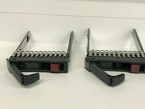 2X HP 500223-001 2.5" SAS SATA HDD Tray DL380 DL360 DL385 ML370 ML350 570 G6 G7 - Picture 1 of 5