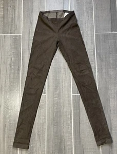 Rick Owens Cyclops SS16 Leather Legging Beige Brown Suede Size 6 US - Picture 1 of 8