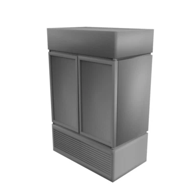 SSMODEL 1:64 Store Interior Accessories Freezer - Image 1 of 2