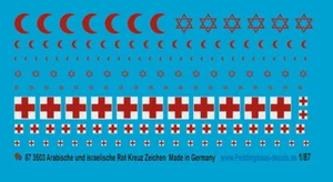 Peddinghaus 1/87 3503 Arabe Et Israélien Rot-Kreuz Signes - Photo 1 sur 1