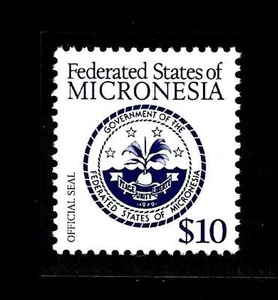 MICRONESIA - 1985 - Serie ordinaria - Sigillo di Stato $ 10 - Imagen 1 de 1