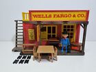 Playmobil System 3431 Antiguo Wells Fargo Casa Roja Vaquero Oeste Western