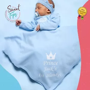 Babydecke 1. blau personalisiert - Bild 1 von 3