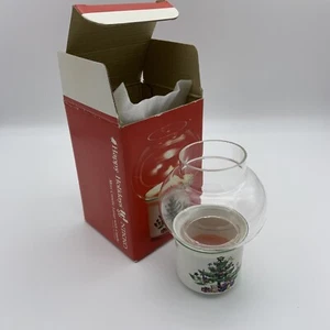 Vintage NIKKO Christmas Happy Holidays Mini Candle Lamp - Picture 1 of 6