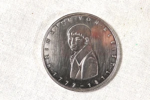 5 DM Gedenkmünze, BRD 1977, Heinrich von Kleist, Silber - Bild 1 von 2