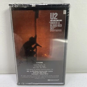 U2 Live UNDER A BLOOD RED SKY Audio Cassette Tape 1983 Island Records SEALED - Picture 1 of 8