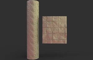 Rouleau de Modélisme 15cm briques carres - Imagen 1 de 1