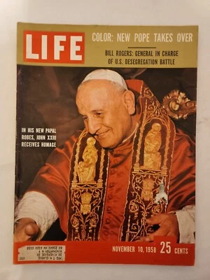 1958 November 10 LIFE Magazine In His New Papal Robes John XXIII (MH97) - Image 1 of 3