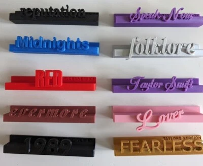 CD wall display for Taylor Swift Full Set (All) | Custom CD wall shelf mount - Image 1 of 4