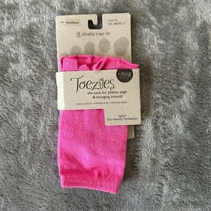 NUEVO Calcetines Toezies Yoga Pilates Punta Expuesta Rosa Pequeños Medianos S/M - Imagen 1 de 5