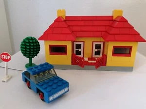 Lego Haus aus den 70ern - Vintage - Nachbau aus Lego Systemheft - Bild 1 von 4