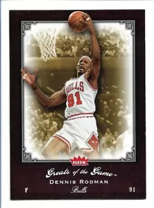 Dennis Rodman 2005-06 Fleer Greats of the Game #45 Chicago Bulls - Picture 1 of 2